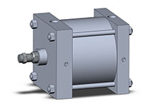 SMC® 18.039 Kilogram (kg) Weight Tie-Rod Air Cylinder (10247845)