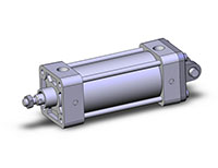 SMC® 2.34 Kilogram (kg) Weight Tie-Rod Air Cylinder (05768714)