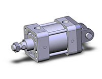 SMC® 4.28 Kilogram (kg) Weight Tie-Rod Air Cylinder (07029289)