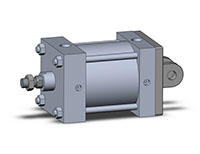 SMC® 9.344 Kilogram (kg) Weight Tie-Rod Air Cylinder (10250229)