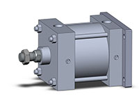 SMC® 15.255 Kilogram (kg) Weight Tie-Rod Air Cylinder (10253194)