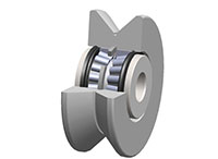 PCI Procal Inc. VTRY Series 1.2500 Inch (in) Bore Diameter V-Groove Yoke Track Roller (00088737)