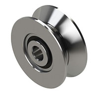 PCI Procal Inc. VTRY-SS Series 0.4380 Inch (in) Bore Diameter V-Groove Yoke Track Roller (07148461)