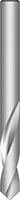 Precision Twist Drill® 1/4 Inch (in) Body Diameter, 4 Inch (in) Overall Length, and 90Degree Point Angle Spotting Drill (01691280)