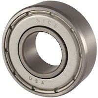 Nice® (RBC®) 1600 Series 0.4375 Inch (in) Bore Diameter Precision Ground Ball Bearing (00106045)