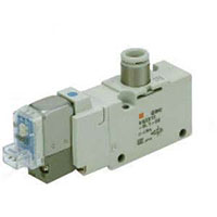 SMC® VQZ100-300 Series 3 Port Body Operated Solenoid Valves