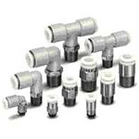 SMC® Push-Connect Pneumatic Tube Elbow (01990560)