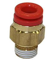 SMC® 0.01 Pound (lb) Weight Push-Connect Pneumatic Tube Connector (01990835)