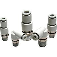 SMC® Push-Connect Pneumatic Tube Elbow (02001605)