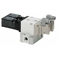 SMC® 1.05 Pound (lb) Body Ported 3 Ports Non-Locking Solenoid-Operated Air Control Valve (05253015)
