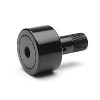 Smith Bearing 62 Millimeter (mm) Roller Diameter and Open Closure Type Slotted Head Crowned Cam Follower (00149158)