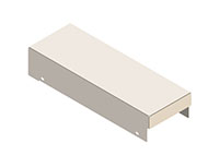PCI Procal Inc. 4.5480 Inch (in) Overall Height Stainless Steel Wide Slot Cover (07147064)