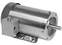 Nidec 1755 Revolutions per Minute (rpm) Base Speed Stainless Steel General Purpose Washdown Duty Motor