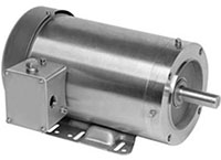 Nidec 1750 Revolutions per Minute (rpm) Base Speed Stainless Steel General Purpose Washdown Duty Motor