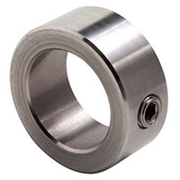 Climax Metal C Series 0.9375 Inch (in) Inside Diameter and 1.5000 Inch (in) Outside Diameter Stainless Steel Set Screw Collar (00227892)