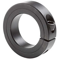 Climax Metal 1C Series 2.1875 Inch (in) Inside Diameter and 3.2500 Inch (in) Outside Diameter One-Piece Steel Clamping Collar (00242607)