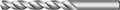 Precision Twist Drill® 1-5/8 Inch (in) Flute Length, 2-3/4 Inch (in) Overall Length, and 1/8 Inch (in) Size Jobber Length Drill Bit (01685760)