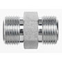 Brennan 3/4 Inch (in) Male Flat Face O-Ring End Style x 1 Inch (in) Male Flat Face O-Ring Steel End Style Straight Adapter (00264394)