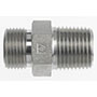 Brennan 3/4 Inch (in) Male Flat Face O-Ring End Style x 1 Inch (in) Male Pipe Rigid Steel End Style Straight Adapter (00264419)