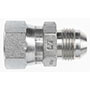 Brennan 3/8 Inch (in) Female Flat Face O-Ring End Style x 3/8 Inch (in) Male Joint Industry Council (JIC) 37 Degree Flare Steel End Style Straight Adapter (00264886)