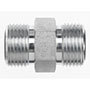 Brennan 3/8 Inch (in) Male Flat Face O-Ring End Style x 3/8 Inch (in) Male Flat Face O-Ring Steel End Style Straight Adapter (00310812)