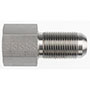 Brennan 1/4 Inch (in) Female Pipe Rigid x 1/4 Inch (in) Male Joint Industry Council (JIC) 37 Degree Flare End Style Bulkhead Straight Adapter (00317299)