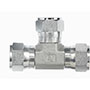 Brennan 1/2 x 1/2 x 1/2 Inch (in) Female Joint Industry Council (JIC) 37 Degree Flare Swivel End Style Tee (00318378)