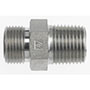 Brennan 1/8 Inch (in) Male Pipe Rigid End Style x 1/4 Inch (in) Male Flat Face O-Ring Steel End Style Straight Adapter (00318479)