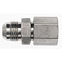 Brennan 1/2 Inch (in) Female Joint Industry Council (JIC) 37 Degree Flare End Style x 1/2 Inch (in) Male Joint Industry Council (JIC) 37 Degree Flare Steel End Style Straight Adapter (00324173)