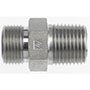 Brennan 1/2 Inch (in) Male Pipe Rigid End Style x 1/2 Inch (in) Male Flat Face O-Ring Steel End Style Straight Adapter (00325124)