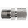 Brennan 1/8 Inch (in) Female Pipe Rigid x 1/8 Inch (in) Male Pipe Rigid End Style Straight Adapter (02480828)