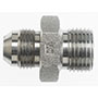 Brennan 1/8 Inch (in) Male British Standard Pipe Parallel x 1/4 Inch (in) Male Joint Industry Council (JIC) 37 Degree Flare End Style Straight Adapter (03790677)