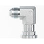 Brennan 1 Inch (in) Male Joint Industry Council (JIC) 37 Degree Flare x 1 Inch (in) Code 62 Heavy O-Ring Flange End Style 90 Degree Elbow (04621877)