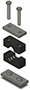 Behringer 1/2 Inch (in) Size Heavy-Duty Pipe Clamp (01363650)