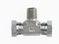 Brennan 3/8 x 3/8 Inch (in) Female Pipe Swivel x 3/8 Inch (in) Male Pipe Rigid End Style Tee (00322134)