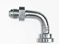 Brennan 1 Inch (in) Male Joint Industry Council (JIC) 37 Degree Flare x 3/4 Inch (in) Code 61 Standard O-Ring Flange End Style 90 Degree Elbow (05909396)