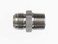 Brennan 3/8 Inch (in) Male Joint Industry Council (JIC) 37 Degree Flare End Style x 1 Inch (in) Male Pipe Rigid Steel End Style Straight Adapter (02480937)