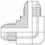 Brennan 3/16 Inch (in) Male Joint Industry Council (JIC) 37 Degree Flare x 3/16 Inch (in) Male Joint Industry Council (JIC) 37 Degree Flare End Style 90 Degree Elbow (01369357)