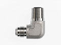 Brennan 3/8 Inch (in) Male Joint Industry Council (JIC) 37 Degree Flare x 1/2 Inch (in) Male Pipe Rigid End Style 90 Degree Elbow (00312828)
