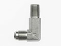 Brennan 3/8 Inch (in) Male Joint Industry Council (JIC) 37 Degree Flare x 1/2 Inch (in) Male Pipe Rigid End Style 90 Degree Elbow (03518400)