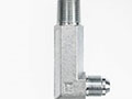 Brennan 3/8 Inch (in) Male Joint Industry Council (JIC) 37 Degree Flare x 1/2 Inch (in) Male Pipe Rigid End Style 90 Degree Elbow (00357583)