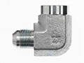 Brennan 1/4 Inch (in) Female Pipe Rigid x 3/8 Inch (in) Male Joint Industry Council (JIC) 37 Degree Flare End Style 90 Degree Elbow (00311493)