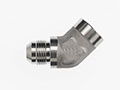 Brennan 3/8 Inch (in) Female Pipe Rigid x 1/2 Inch (in) Male Joint Industry Council (JIC) 37 Degree Flare End Style 45 Degree Elbow (02157779)