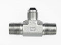 Brennan 1 x 1 Inch (in) Male Pipe Rigid x 1 Inch (in) Male Joint Industry Council (JIC) 37 Degree Flare End Style Tee (03518460)
