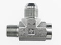 Brennan 1/2 Inch (in) Male Pipe Rigid x 1/2 Inch (in) Female Pipe Rigid x 5/8 Inch (in) Male Joint Industry Council (JIC) 37 Degree Flare End Style Tee (02157809)