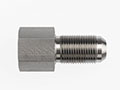 Brennan 1/4 Inch (in) Female Pipe Rigid x 3/8 Inch (in) Male Joint Industry Council (JIC) 37 Degree Flare End Style Bulkhead Straight Adapter (00315959)