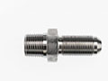 Brennan 1/2 Inch (in) Male Pipe Rigid x 1/2 Inch (in) Male Joint Industry Council (JIC) 37 Degree Flare End Style Bulkhead Straight Adapter (02481113)