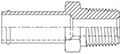 Brennan 1/4 Inch (in) Barb x 1/8 Inch (in) Male Pipe Rigid Steel Straight Adapter (00316271)