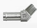 Brennan 5/8 Inch (in) Barb x 1/2 Inch (in) Male Pipe Rigid 45 Degree Elbow (00316337)