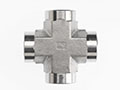 Brennan 1/4 x 1/4 x 1/4 x 1/4 Inch (in) Female Pipe Rigid End Style Cross (00325252)